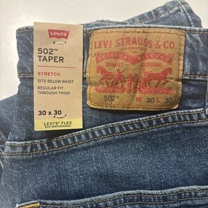 Levi's 502 Taper Jeans - Classic Denim Men’s 30 x 30 NWT
